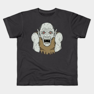 Ghoul Portrait Horror Art Kids T-Shirt